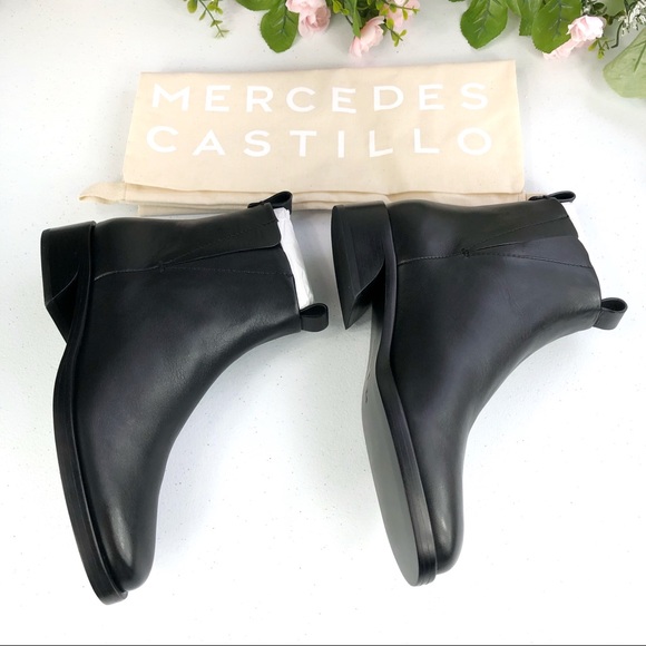 Mercedes Castillo Xandra black boots sz 5.5 (A#27) - Picture 3 of 8